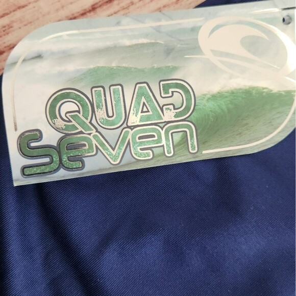 Quad Seven 2 piece swim set boys 3T blue graphic whales NWT - Picture 5 of 8